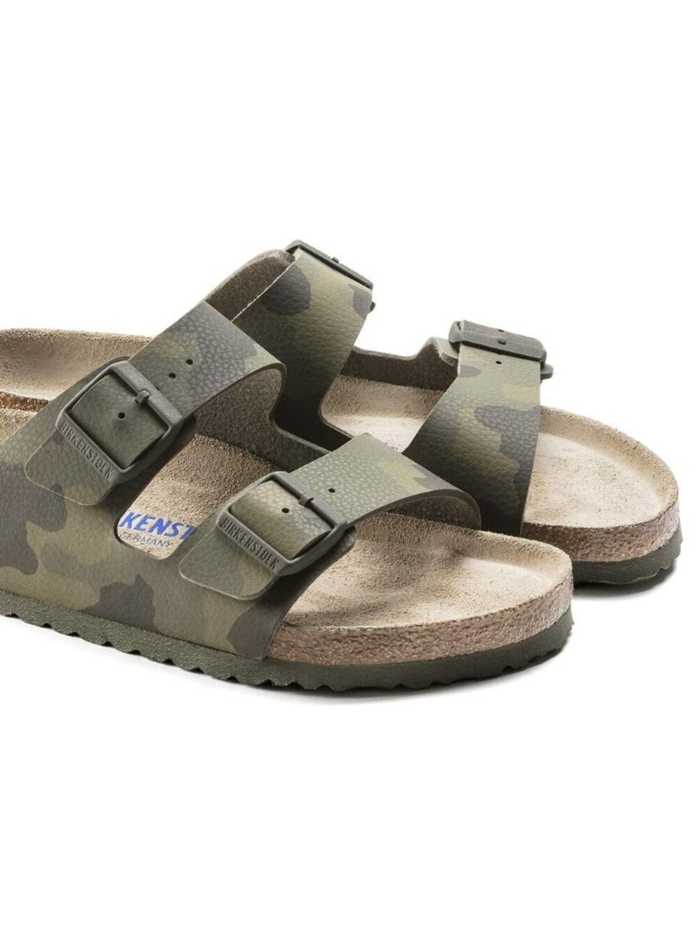 Birkenstock Arizona Soft Footbed Desert Soil Camo Green Birko-Flor Women's 9 NWT - Picture 5 of 6